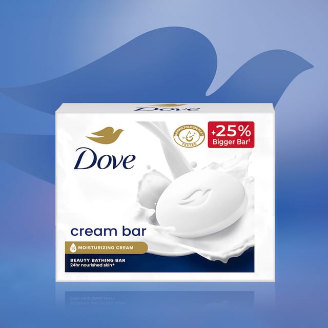 DOVE CREAM BEAUTY BATHING SOAP BAR 3 X 125 G
