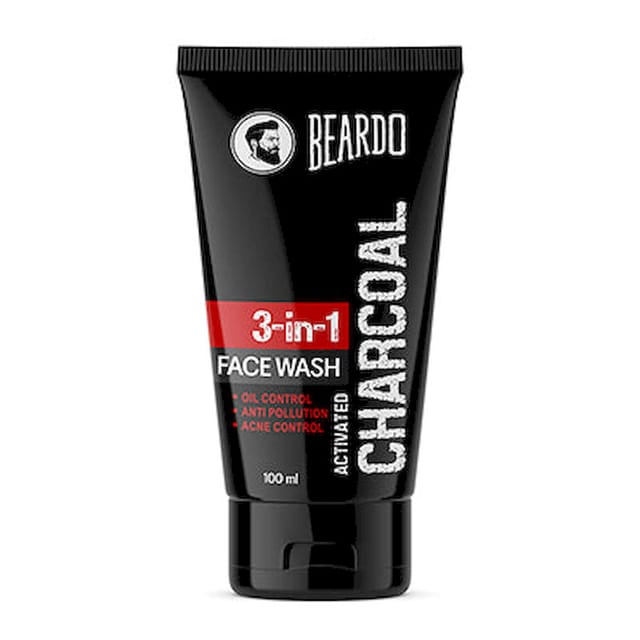 BEARDO CHARCOAL FACE WASH 100GM