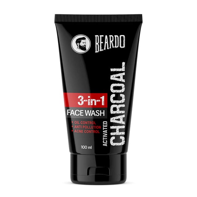 BEARDO CHARCOAL FACE WASH 100GM