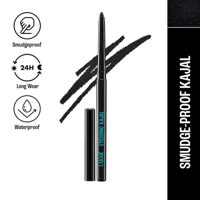 LAKME EYECONIC KAJAL SPARKLING BLACK 0.35G