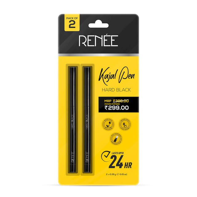 RENEE KAJAL PEN HARD BLACK (2IN1)