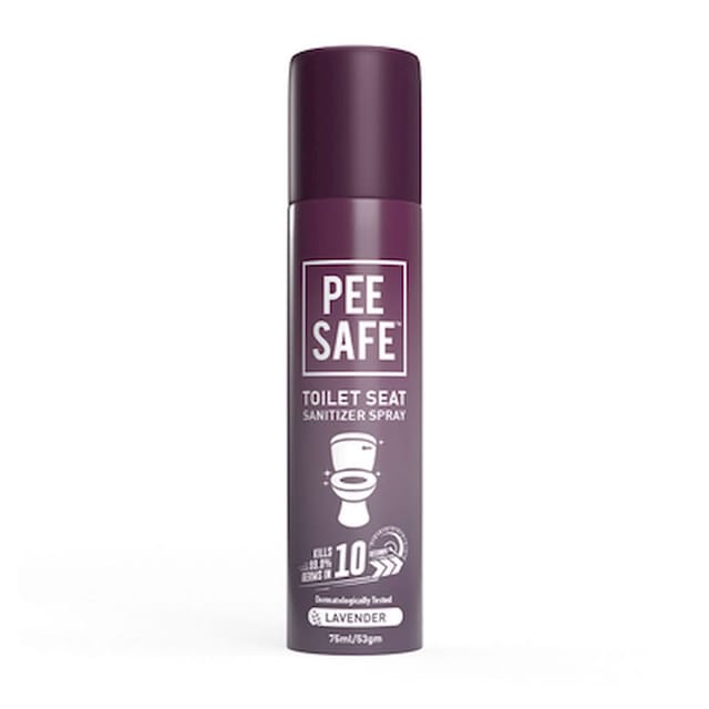 PEE SAFE TOILET SEAT SANIT LAVD SPRY 75M