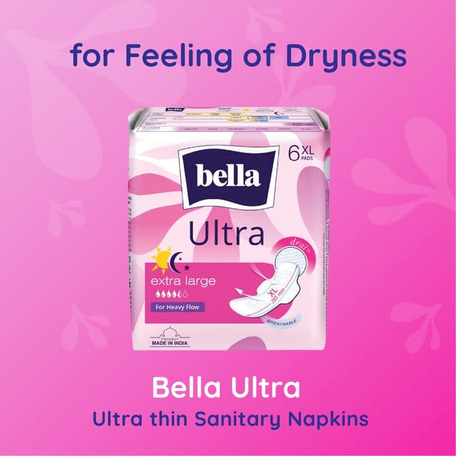 BELLA ULTRA XL SANITARY PADS 6 PADS