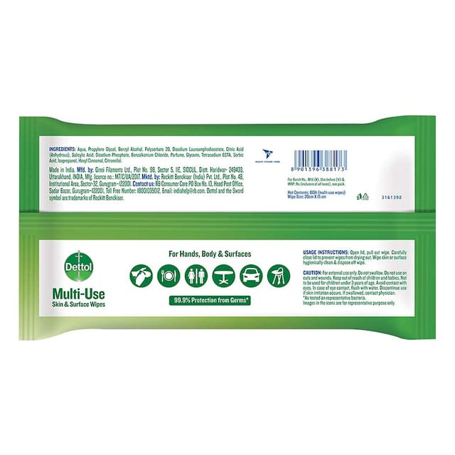 DETTOL WIPES ORIGINAL 80S