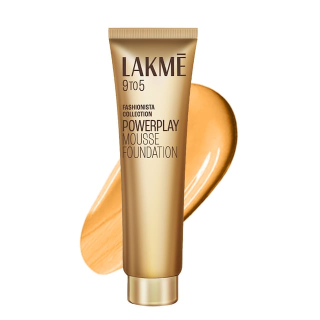LAKME 9 TO 5 WEIGHTLESS MOUSSE FOUNDATION BEIGE VANILLA