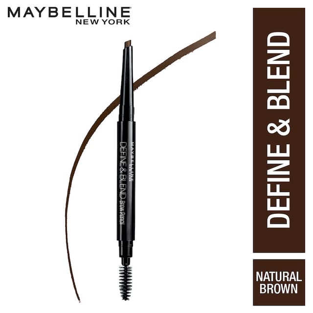 MAYBELLINE NEW YORK DEFINE & BLEND BROW PENCIL NATURAL BROWN 0.16G