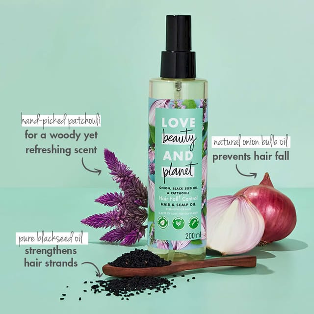 LBP ONION BLKSEED&PATCHOULI HAIROIL 200M