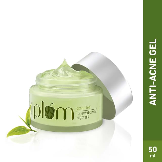 PLUM RENEWED CLARITY NIGHT GEL WITH GREEN TEA 50ML