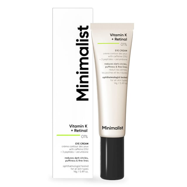 MINIMALIST VITA K+RETINAL 01% EYE CREAM