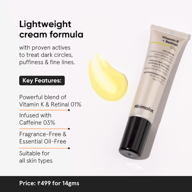 MINIMALIST VITA K+RETINAL 01% EYE CREAM