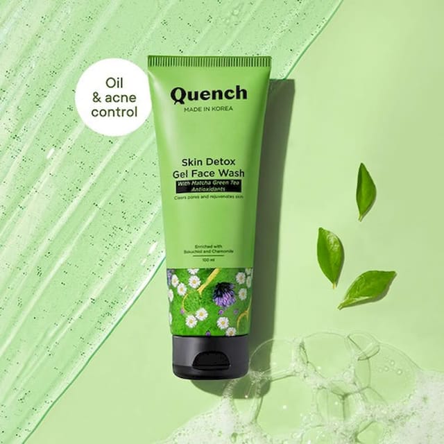 QUENCH MATCHA BETTER SKIN DETOX GEL FACEWASH 100ML