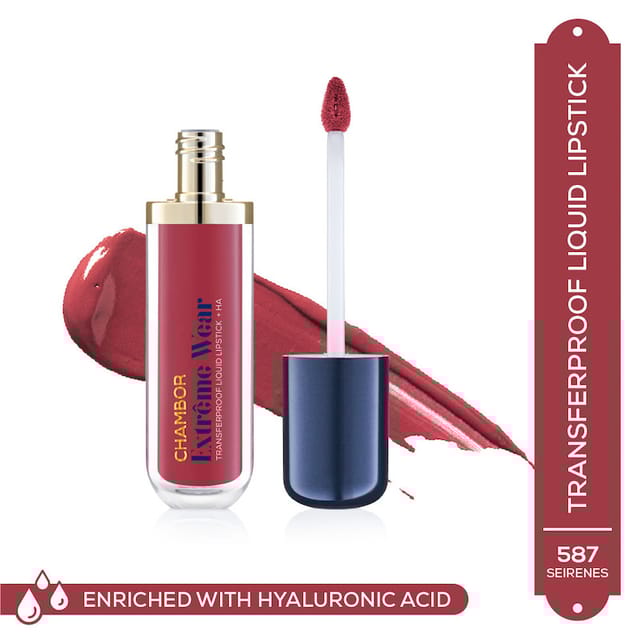 CHAMBOR EXTREME WEAR TRANSFERPROOF LIQUID LIPSTICK HA 587