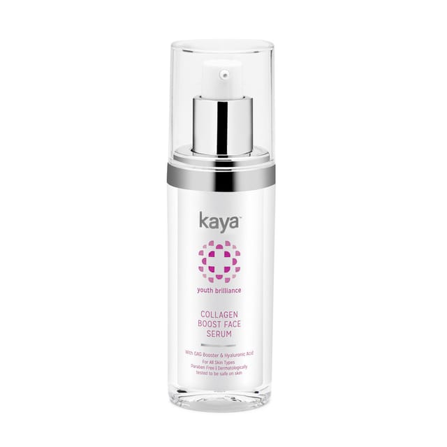 KAYA COLLAGEN BOOST FACE SERUM - REDUCES FINE LINES & WRINKLES 30ML