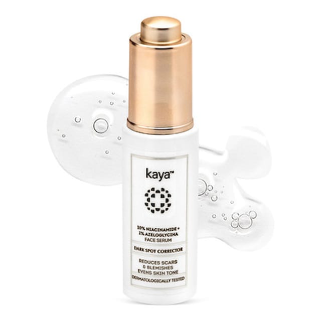 KAYA 10% NIACINAMIDE + 1% AZELOGLYCINA FACE SERUM DARK SPOT CORRECTOR - FIGHTS ACNE