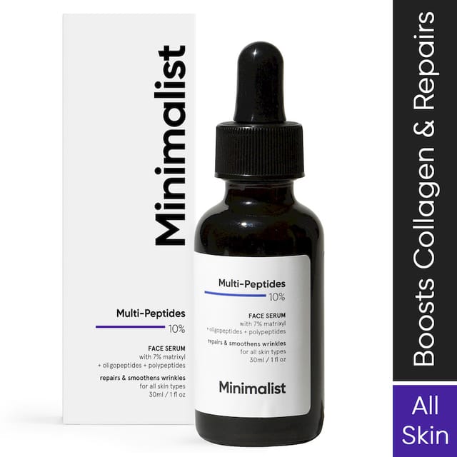 MINIMALIST MULTI PEPTIDES 10% FACE SERUM 30ML