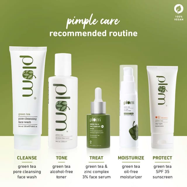 PLUM GREEN TEA & ZINC COMPLEX 3% SERUM 30ML