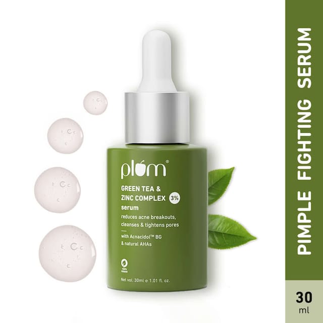 PLUM GREEN TEA & ZINC COMPLEX 3% SERUM 30ML