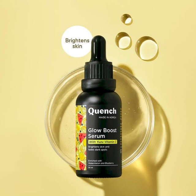 QUENCH YUZU FINE VITAMIN C GLOW BOST SERUM 30ML