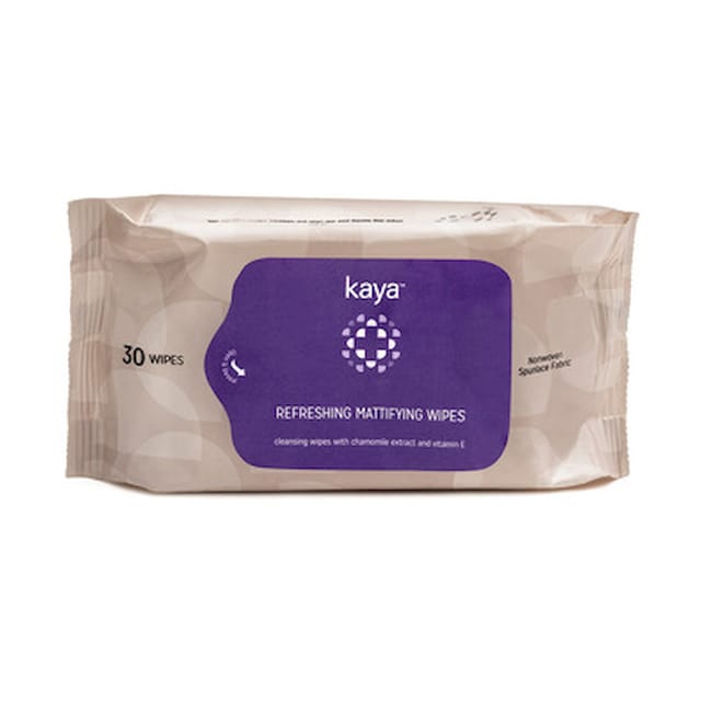 KAYA REFRESHING MATTIFYING WIPES 30S
