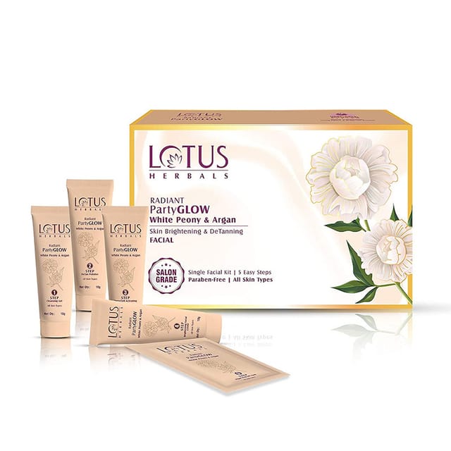 LOTUS RADIANT  PARTYGLOW FACIAL KIT 57G