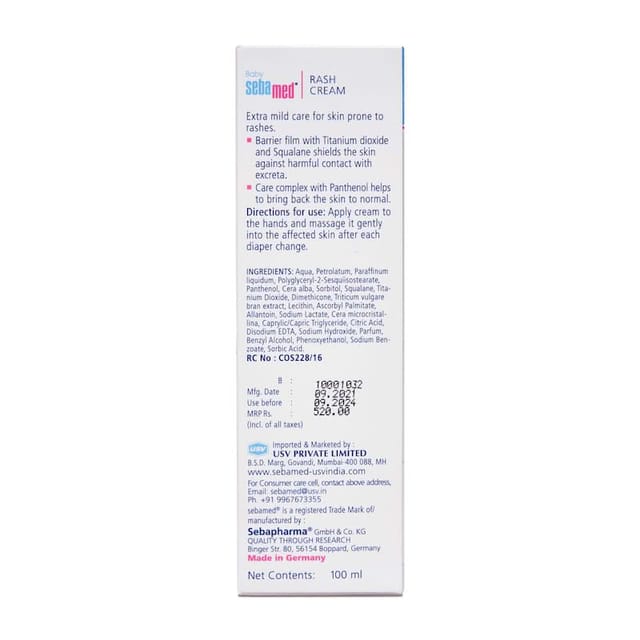 SEBAMED BABY RASH CREAM 100ML