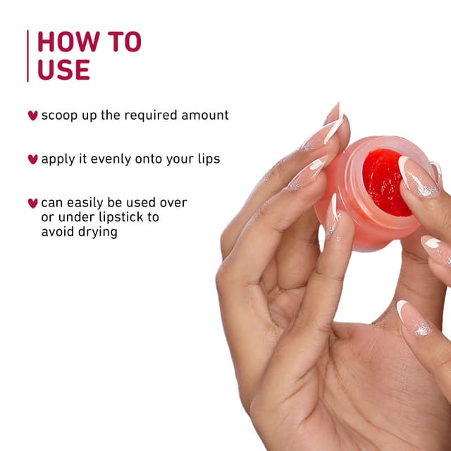 PLUM CANDY MELTS 100% VEGAN TINTED LIP BALM RED VELVET LOVE 4.5G