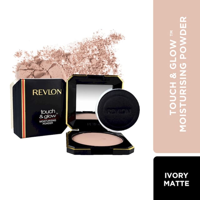 REVLON TOUCH AND GLOW PRESSED POWDER IVORY