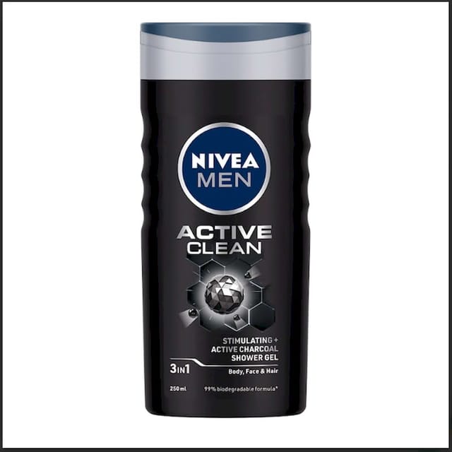 NIVEA MEN ACTIVE CLEAN SHOWER GEL 250ML