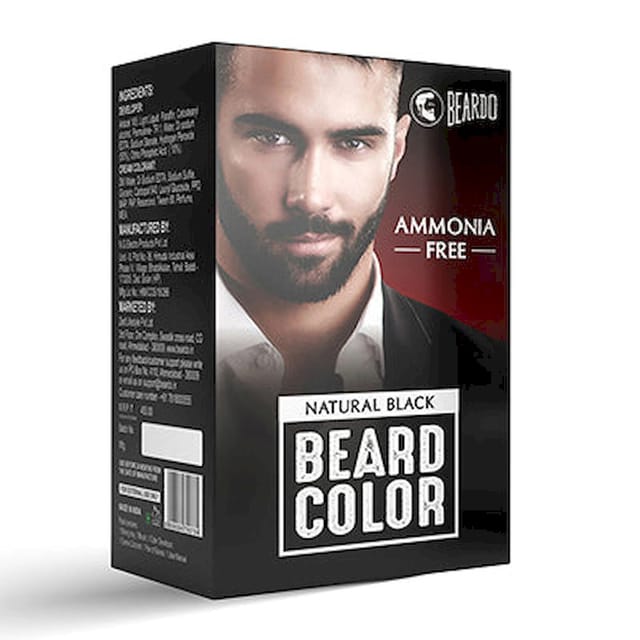 BEARDO BEARD COLOR NAT BLACK
