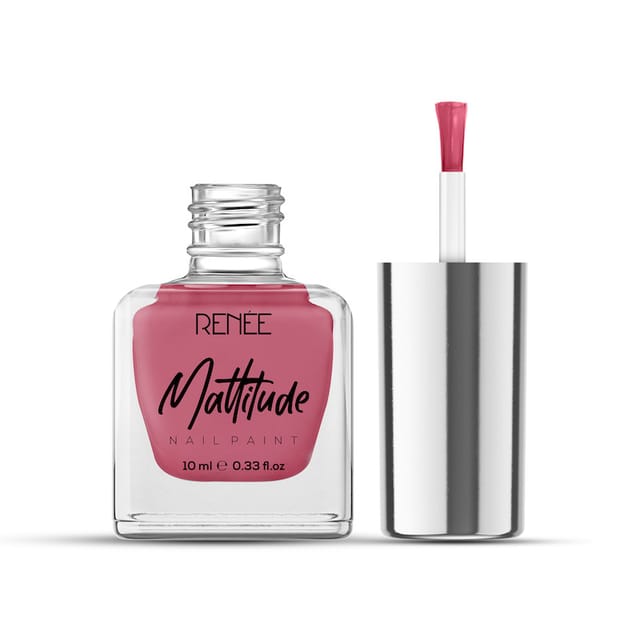 RENEE MATTITUDE NAIL PAINT- ROYALE ROSE 10ML
