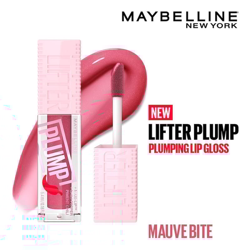 MAYBELLINE NEW YORK LIFTER PLUMP - PLUMPING LIP GLOSS MAUVE BITE 5ML