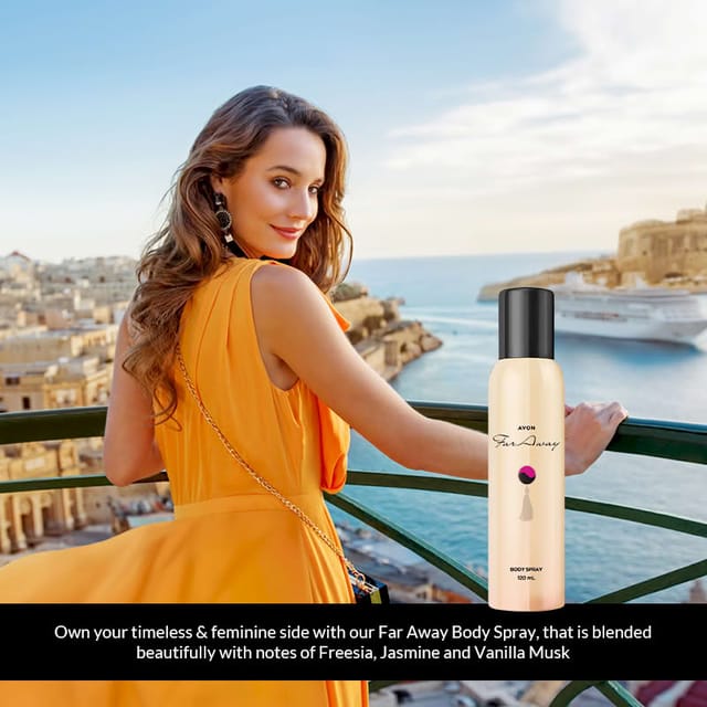 AVON FAR AWAY CLASSIC BODY SPRAY 120ML