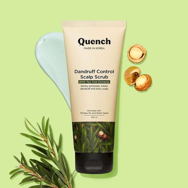 QUENCH DANDRUFF CONTROL SCALP SCRUB 200ML