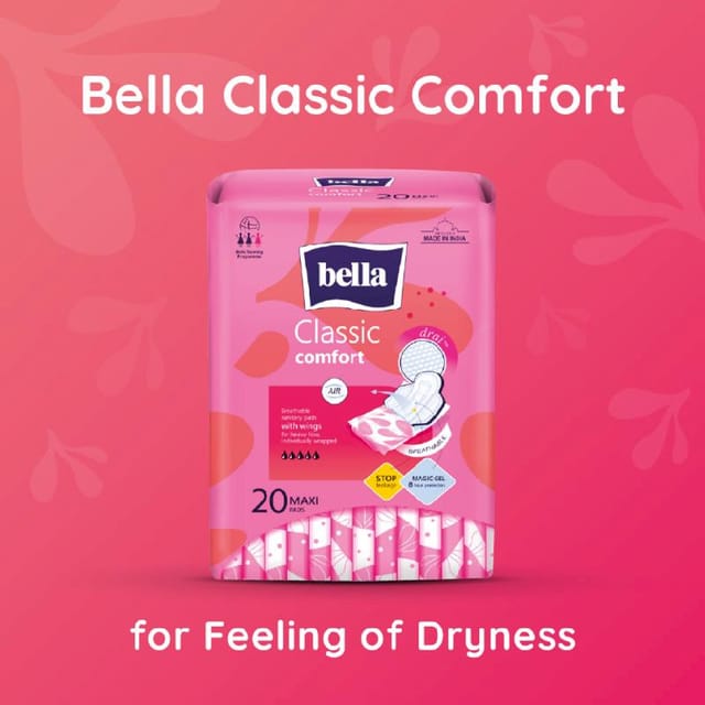 BELLA CLASSIC COMFORT SOFTI SANITARY PADS 20 PADS