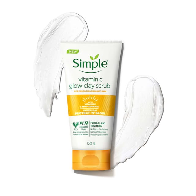 SIMPLE VITC CLAY SCRUB150G