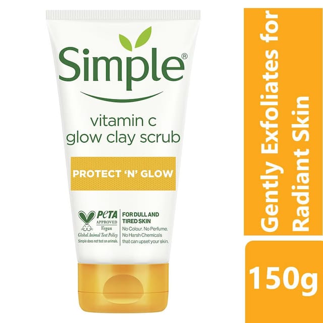 SIMPLE VITC CLAY SCRUB150G