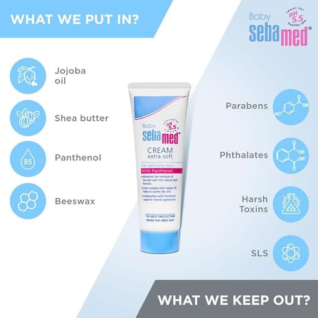 SEBAMED BABY CREAM EXTRA SOFT 50ML