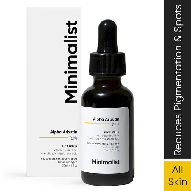 MINIMALIST ALPHA ARBUTIN 2% FACE SERUM 30ML