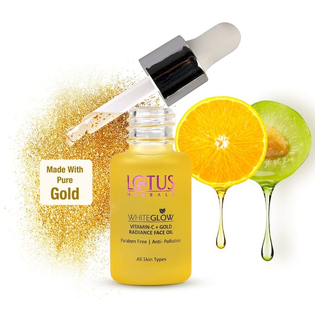 LOTUS WHITE VITA-C + GOLD FACE OIL 15ML