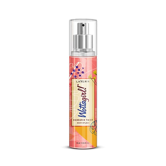 LAYER'R WOTTAGIRL MANDARIN TWIST WOMENS BODY SPLASH 25ML