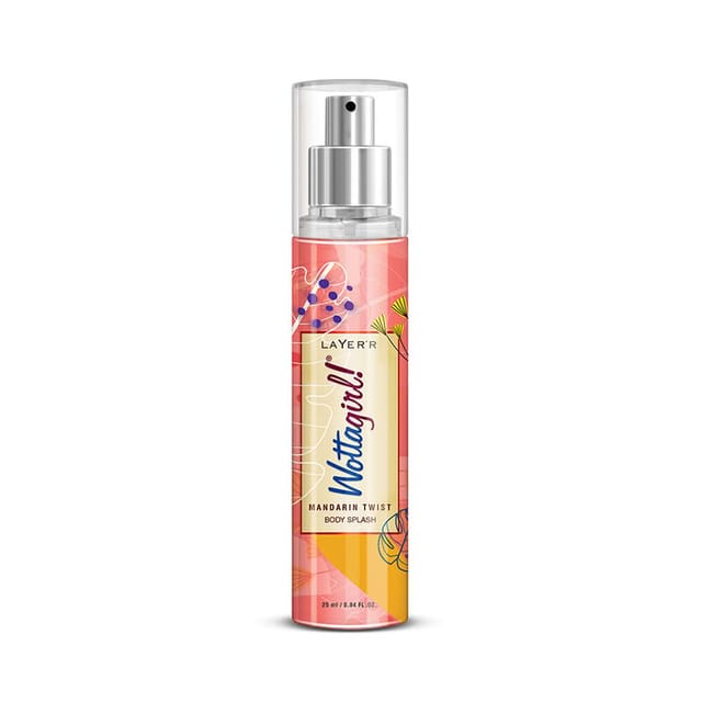 LAYER'R WOTTAGIRL MANDARIN TWIST WOMENS BODY SPLASH 25ML