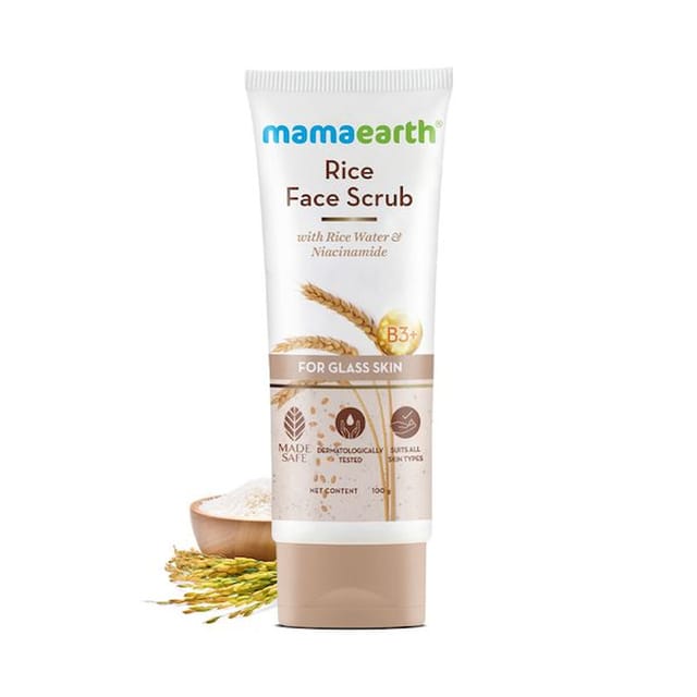 MAMAEARTH RICE FACE SCRUB 100 G