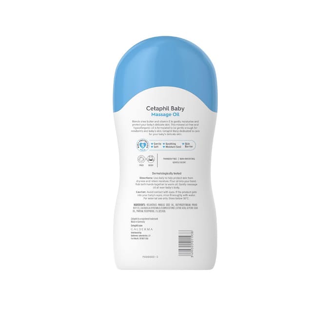 CETAPHIL BABY MASSAGE OIL 200ML