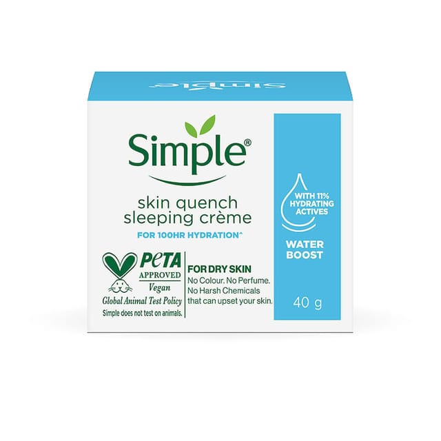 SIMPLE WATER BOOST SLEEPING CREAM 40G