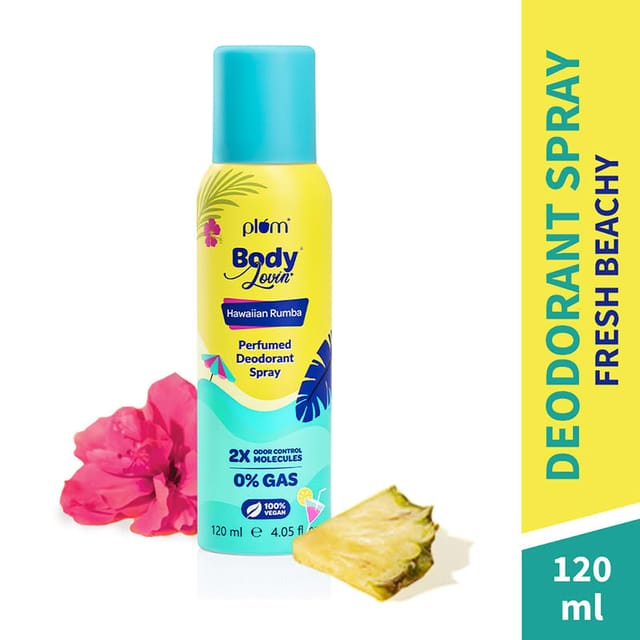 PLUM BODYLOVIN' HAWAIIAN RUMBA PERFUMED DEODORANT SPRAY 120ML