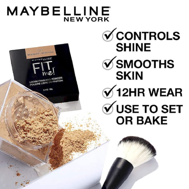 MAYBELLINE NEW YORK FIT ME LOOSE FINISHING POWDER 20 LIGHT-MEDIUM 20G