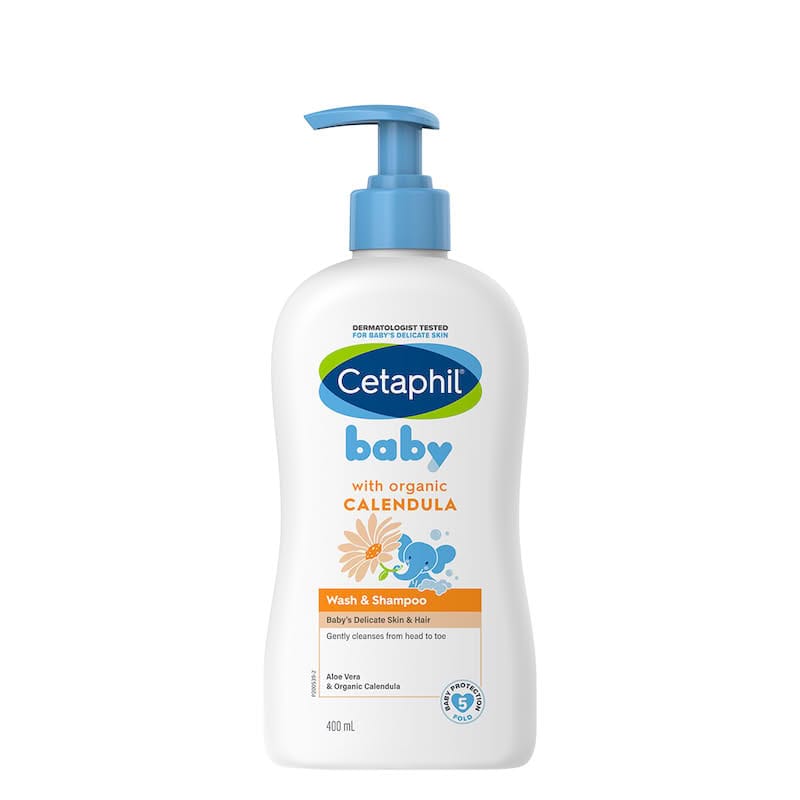 CETAPHIL BABY ORGNC CLNDULA WS&SHMPO400M