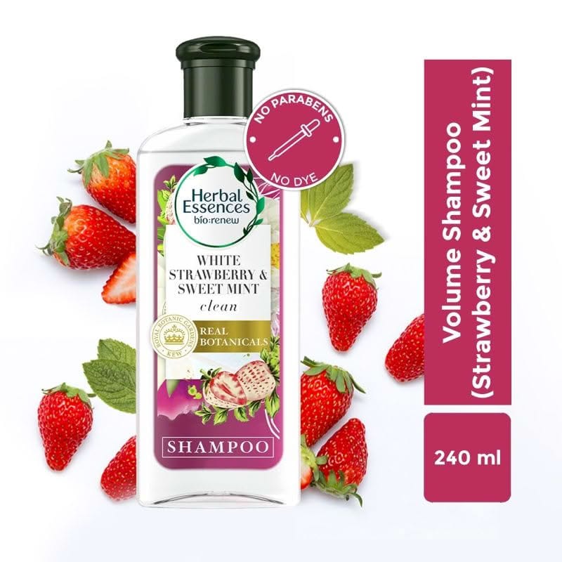 HERBAL ESSENCE SHAMPOO STRAWBERRY &SWEETMINT 240ML