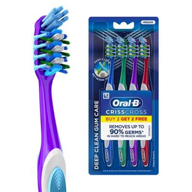 ORAL B PRO HEALTH GUM CARE TOOTHBRUSH MEDIUM COMBO PACK