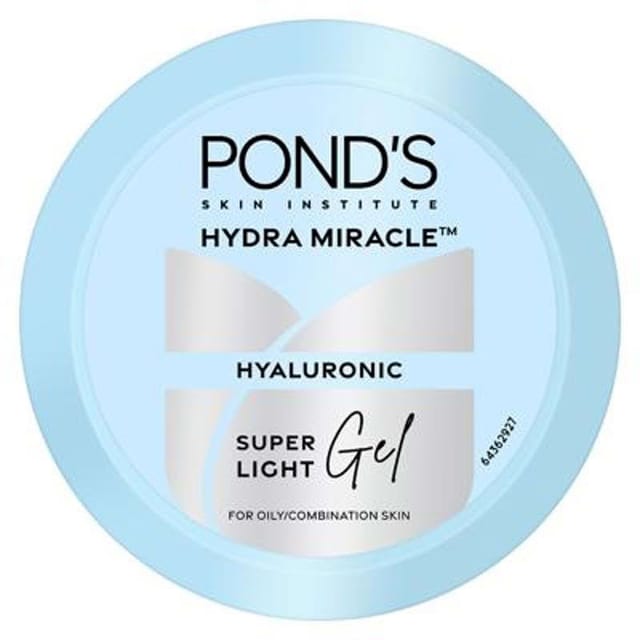 POND'S SUPER LIGHT GEL OIL FREE MOISTURISER WITH HYALURONIC ACID + VITAMIN E 200 ML